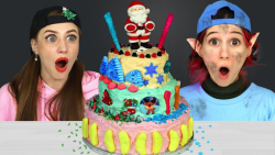 چالش غذایی جدید خوردن کیک کریس...