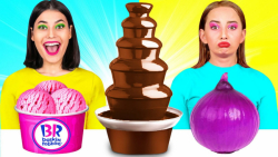 چالش خنده دار جدید  چالش غذایی...