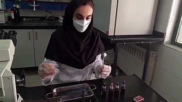 رنگ امیزی باکتری دکتر فاطمه عابدی جعفری