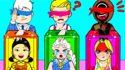 ایده های کارتونی بازی مرکب و ف...