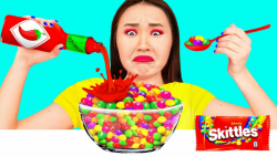 چالش خنده دار جدید  چالش غذا...