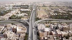 انیمیشن عمرانی پل های شهر کرمان