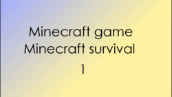 کپشن رو بخوانیدMinecraft game / th FUN X Army / 1 / / Minecraft survival