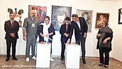 کافه خبر وگزارش از گل کاغذی (۲) گروه هنری سارا فرساد درگالری تقش جهان (۴)