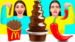 چالش خنده دار جدید  چالش غذایی...