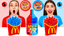 چالش خنده دار جدید  چالش غذایی...