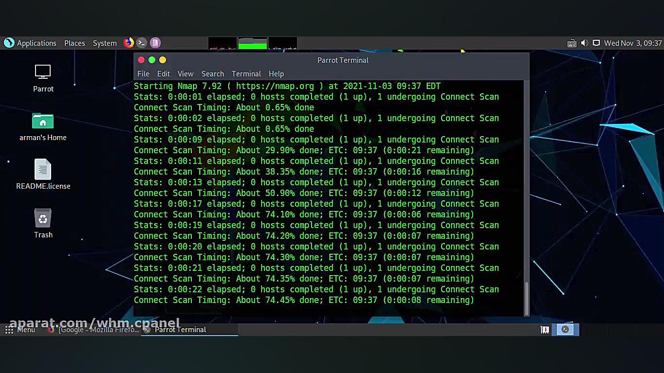 port scan with nmap on parrot os ChIP-Chip
