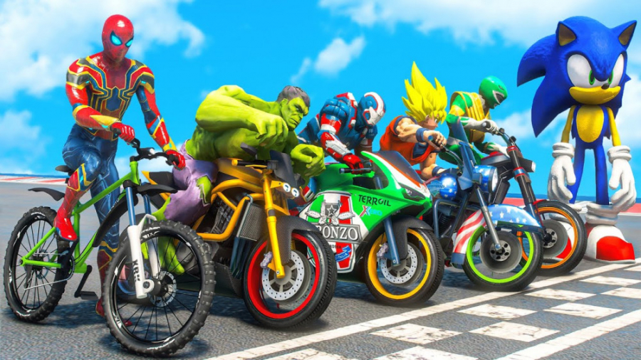 چالش مسابقات در رمپ با دوچرخه...