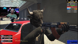 ماسک گاو با اسلحه ترسناک شده!...