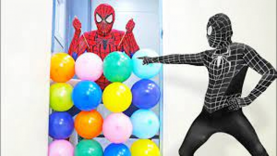 چالش بادکنکی مرد عنکبوتی اسپای...