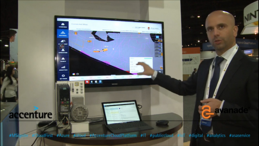 "معدن متصل" یا  Connected Mine توسط شرکت ACCENTURE MOBILITY زمان226ثانیه