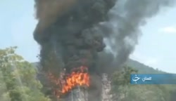گاز پیک نیکی، آبشار مصنوعی ناهارخوران گرگان را به آتش کشید گاز پیک نیکی، آبشار مصنوعی ناهارخوران گرگان را به آتش کشید