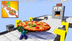 ماینکرافت - بچه هیولاها من پیتزا می خواهم - چالش دونده