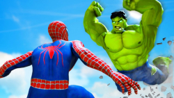 مبارزه مرد عنکبوتی با  هالک جدید GTA5 آنلاین