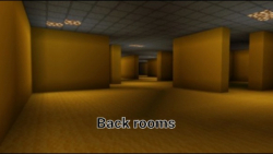 Scary Map of Back Rooms in Minecraft Part 1