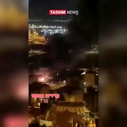 انفجار و آتش سوزی گسترده در مج...