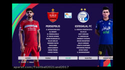 گیم پلی بازی استقلال _ پرسپولیس pes 2021 عجب بازی شد