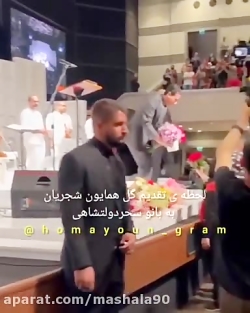 لحظه رمانتیک در کنسرت همایون شجریان