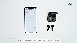 نحوه استفاده از هدفون بلوتوثی بی سیم Haylou GT6 برای iOS نحوه استفاده از هدفون بلوتوثی بی سیم Haylou GT6 برای iOS