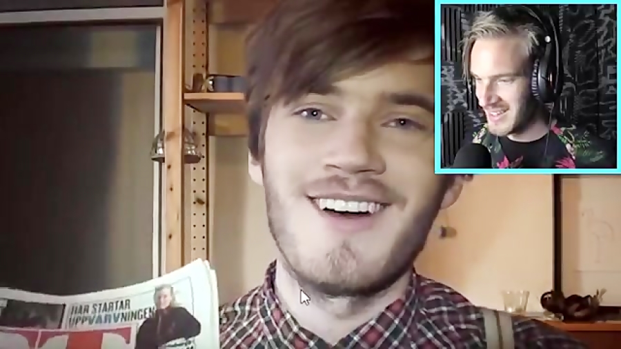 REACTING TO OLD VIDEOS-45 Mil Subs-FridaysWithPewDiePie