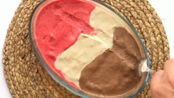 بستنی خونگی با عسل و موز بستنی خونگی با عسل و موز