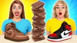 چالش غذایی شکلاتی در مقابل واق...