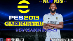 پیش نمایش و آموزش نصب ویدئویی پچ HD Patch 2022 Update V3.0 برای PES 2013