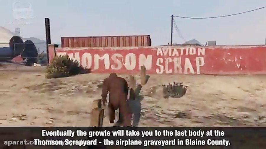 GTA 5 Easter Egg - The Bigfoot vs. The Beast زمان1037ثانیه