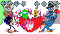 میکس کارتونی امانگ اس  سونیک...