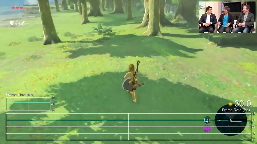 فریم ریت بازی Zelda Breath of the Wild - Wii U E3 2016