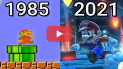 تغییرات ماریو از 1985 تا 2021