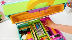 آموزش ساخت کاردستی خوشگل _جامدادی جذاب