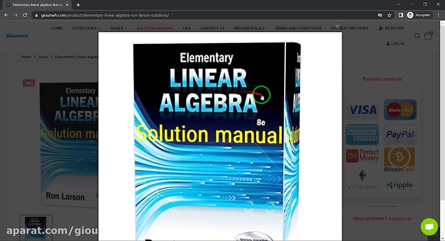 slader elementary linear algebra 8th edition