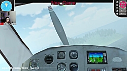 گیم پلی شبیه ساز هواپیما (خلبان نکس گیم) | Island Flight Simulator