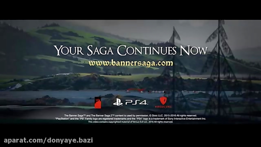 تریلر انتشار عنوان The Banner Saga ۲ برای پلی استیشن ۴