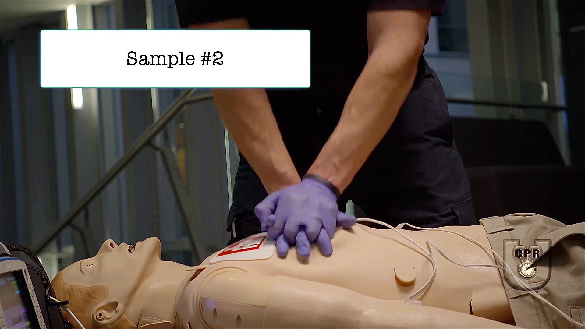 نمونه دوم از احیای قلبی ریوی کلینیک پوست