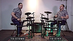 دو نوازی با درامز الکترونیک رو...