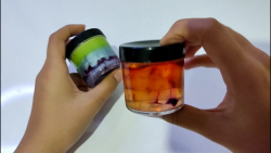 مخلوط کردن دوتا اسلایم فوق الع...