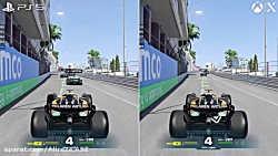 مقایسه گرافیکی بازی F1 22 در اجرای ray tracing توسط کنسول های نسل9