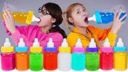 نوشیدنی آب نبات بزرگ ، چالش غذ...