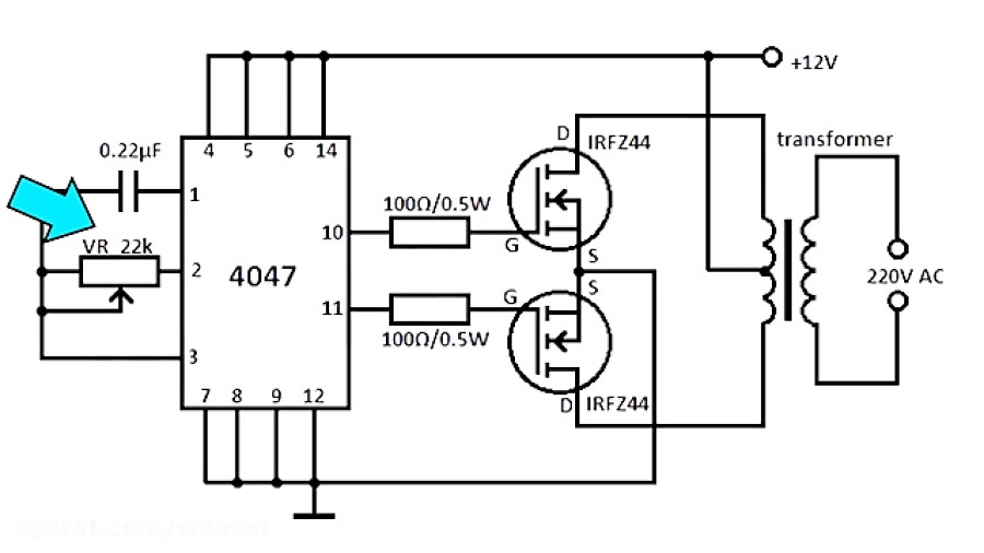 Mb 4047k схема