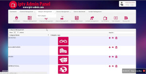 IPTV Admin Panel - How to add Category