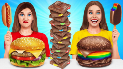 چالش فان غذاها شکلاتی بامزه |...