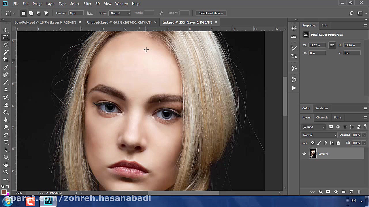 آموزش تکنیک Low Poly  در فتوشاپ زمان594ثانیه