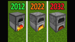 تغییر ماینکرافت در سال ها در ماینکرافت ماینکرفت ماین کرافت Minecraft