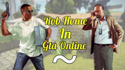 از خونه پلیر بدبخت دزدی کردیم | Rob In Gta Online