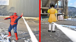 نبرد ابرقهرمانان در دنیای واقع...