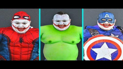 نبرد ابرقهرمانان در دنیای واقع...