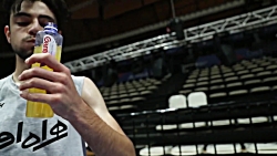 بخش هایی از نخستین تمرین تیم م...