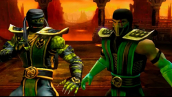 Reptile vs Sub-Zero - Mortal Kombat: Shaolin Monks (PS2)